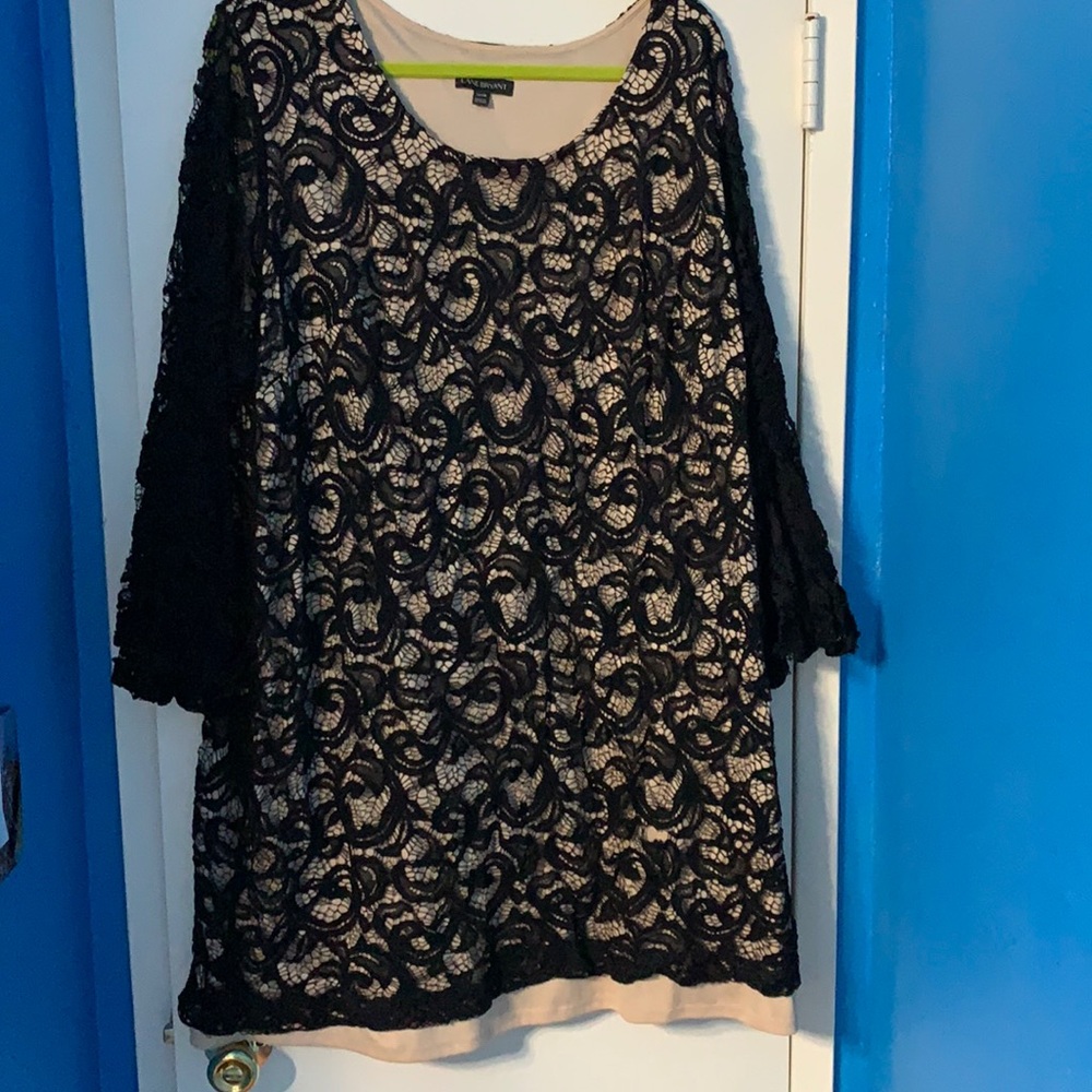 Black lace dress
